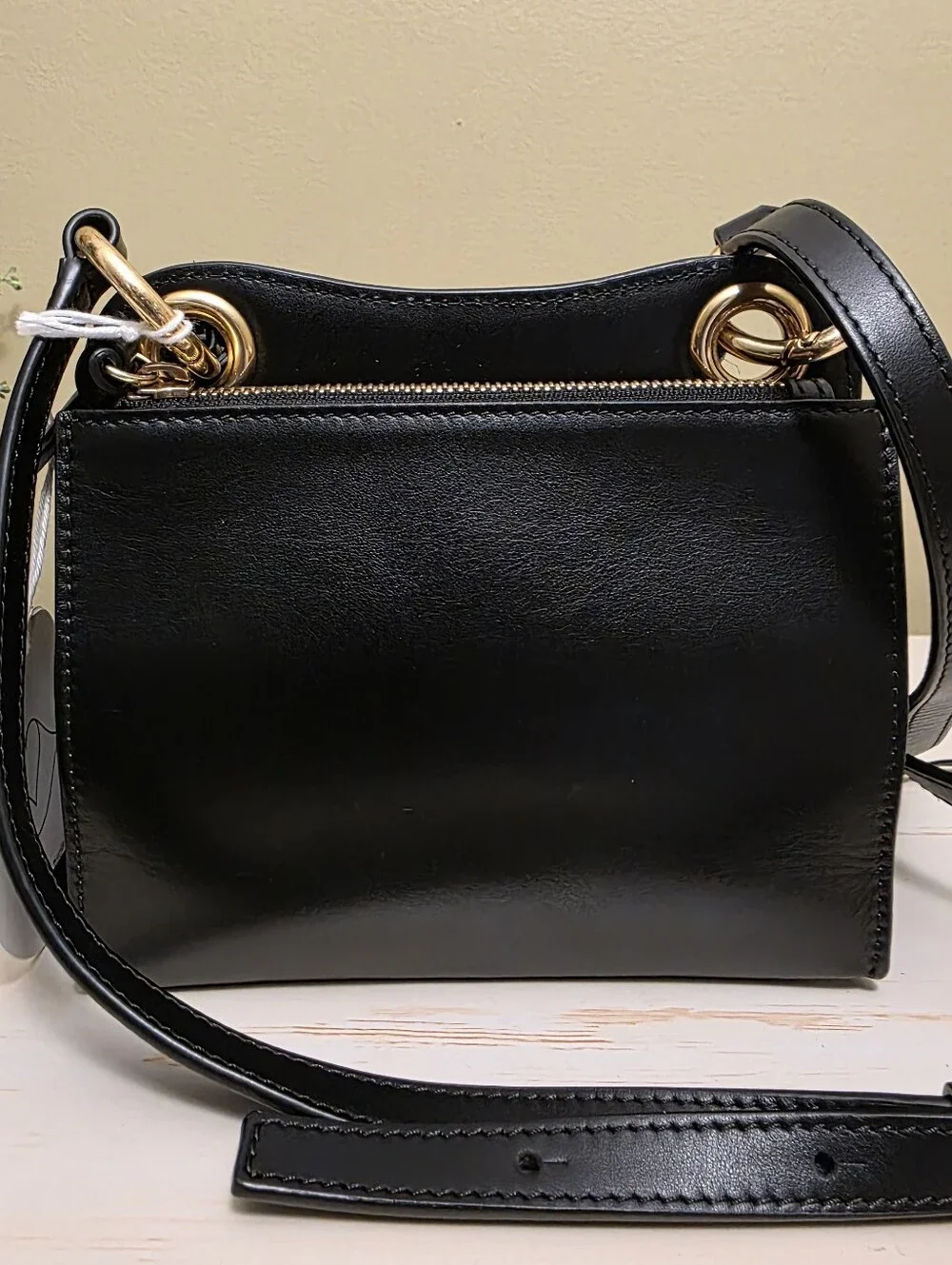 See By Chloe | Black Leather Tilda 2-Way Mini Satchel with Braided Sides - Picture 3 of 9